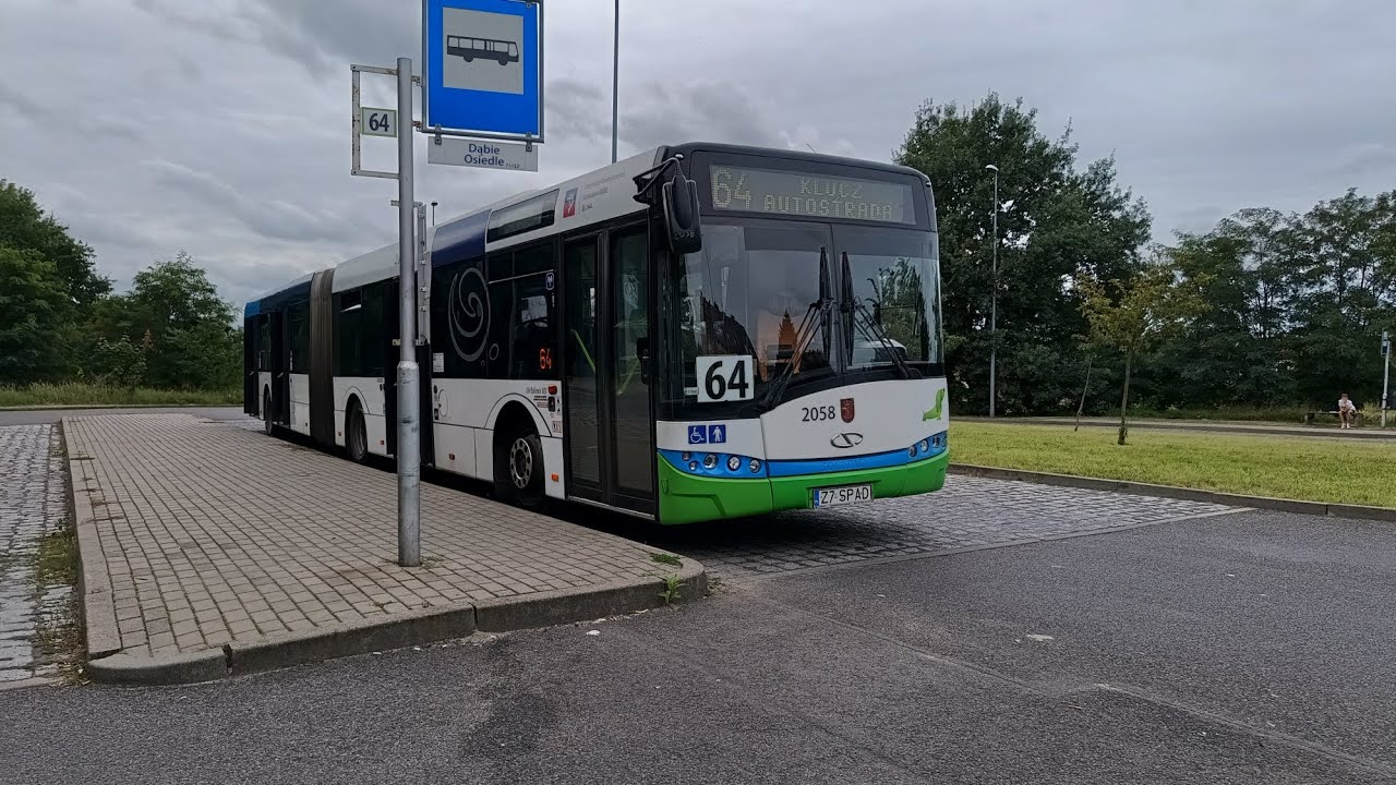 Szczecin, linia 64, Solaris Urbino 18 III #2058