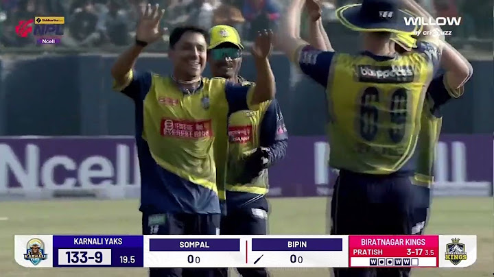 Highlights  13th Match, Karnali Yaks vs Biratnagar Kings   13th Match, KY VS BK
