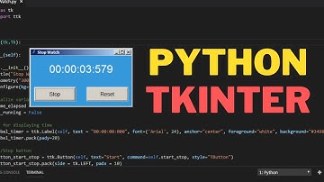 Python Project Tutorial | Create a Modern Stopwatch with Millisecond Precision Using Tkinter GUI
