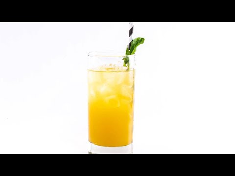 How to Make a Basil-Peach Spritzer by Ayesha Curry