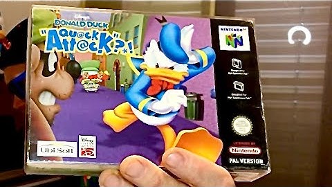 GAMEPLAY & PRESENTING: Disney’s Donald Duck Quack Attack (2000) - Nintendo 64 PAL/50HZ ❤️