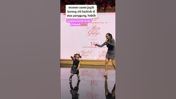 Thumbnail of MOMEN XAREN IKUT NYANYI BARENG SITI BADRIAH #beritaartis #hiburan #sitibadriah #xarena