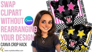 Canva Crop Hack | Swap Clipart Without Rearranging Your Design!