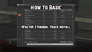 How to Install Tracks on Rfactor 2