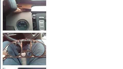 remove dash vdo passat b6 3c