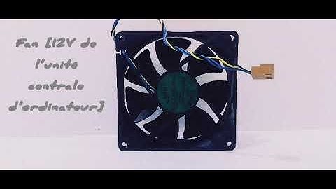 Projet simple de Ventilateur avec le bouton et le buzzerPin
