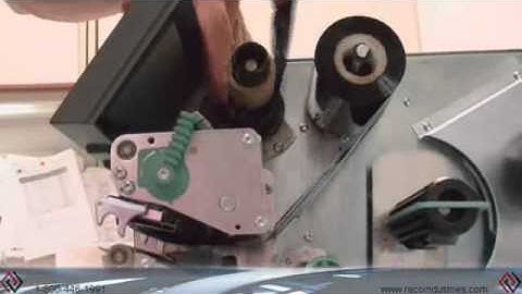 Intermec PX4i Ribbon and Label loading