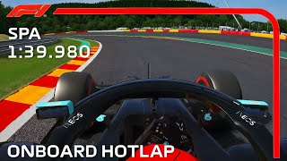 Mercedes w11 Hotlap (1:39.980) | Belgium GP | Assetto Corsa