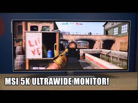 MSI Prestige PS341WU 5K Ultrawide monitor