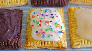 3 Homemade Pop-Tarts: Strawberry, Brown Sugar Cinnamon & Chocolate Fudge - Bigger Bolder Baking 75