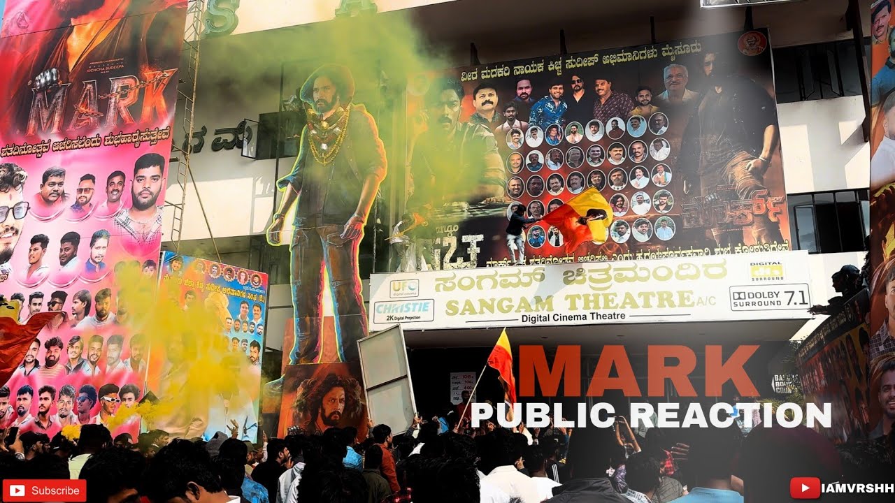 MARK | EARLY MORNING SHOW | MYSORE SANGAM THEATRE | PUBLIC REACTION #kicchasudeep #mysore 