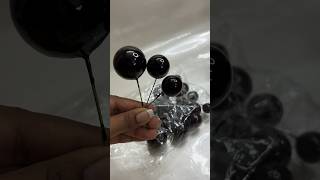 Asmr Unboxing Black Faux Balls From Ebake