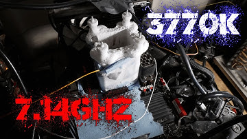 Intel i7 3770K Overclocked to 7.14GHz on LN2 - Super PI 1M RECORD