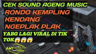 RONDO KEMPING YANG LAGI VIRAL TIK TOK KENDANG NGEPLAK NGEPLAK #agengmusic @audiomusiktanggamus