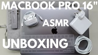 Unboxing Mac Book Pro 2019 with AirPods Pro & other accessories just for you | ASMR ?!? | jujuuu