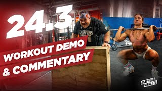 24.3 *ALL FITNESS LEVELS* // CrossFit Open LIVE Demo & Commentary