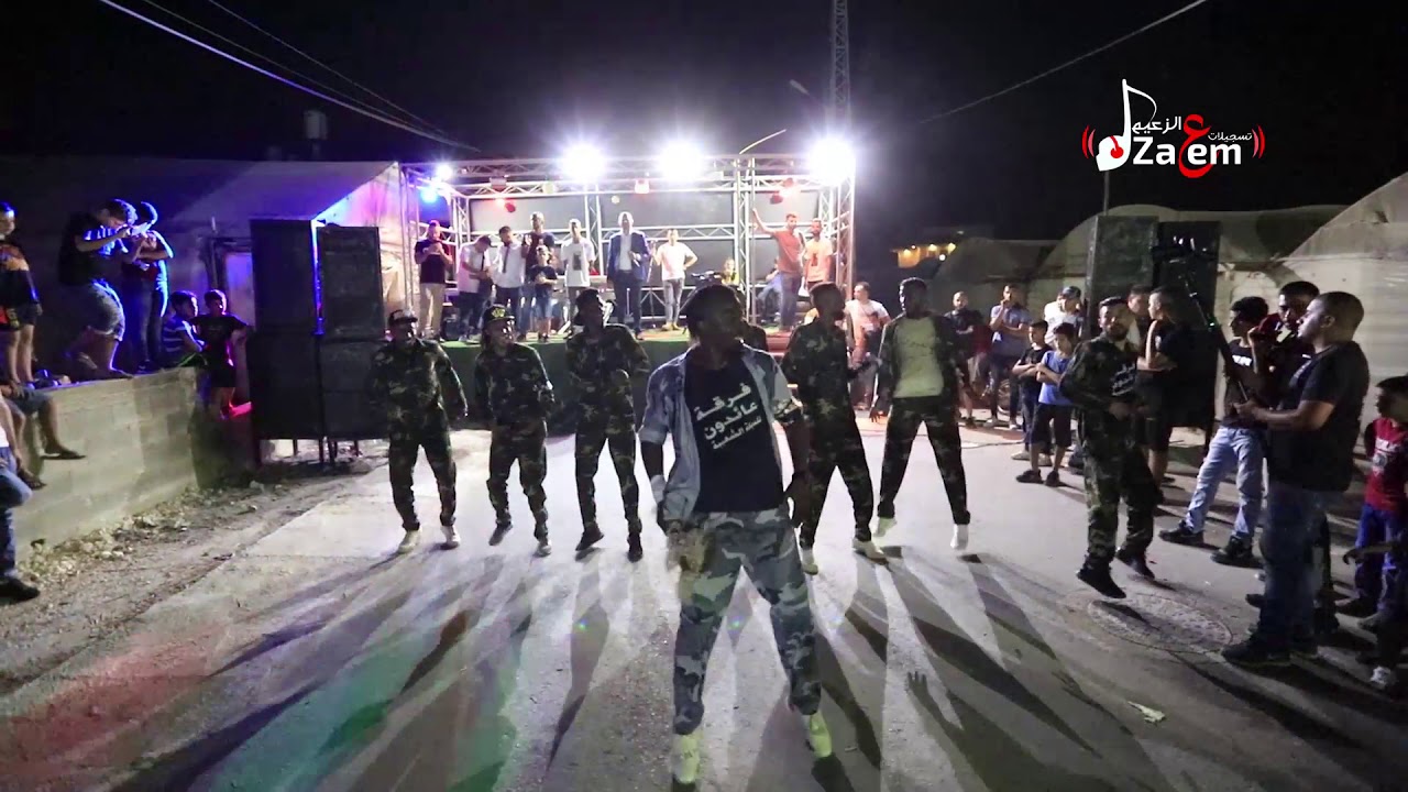 الفنان بهاء الجلاد  دبكة فرقة عائدون   سهرة العريس محمود خريشه