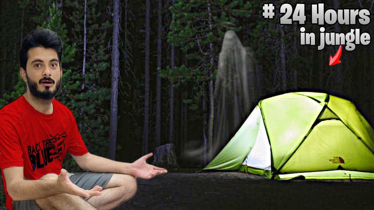 Surviving 24 Hours in Jungle😱| 24 Hours Challenge - YouTube