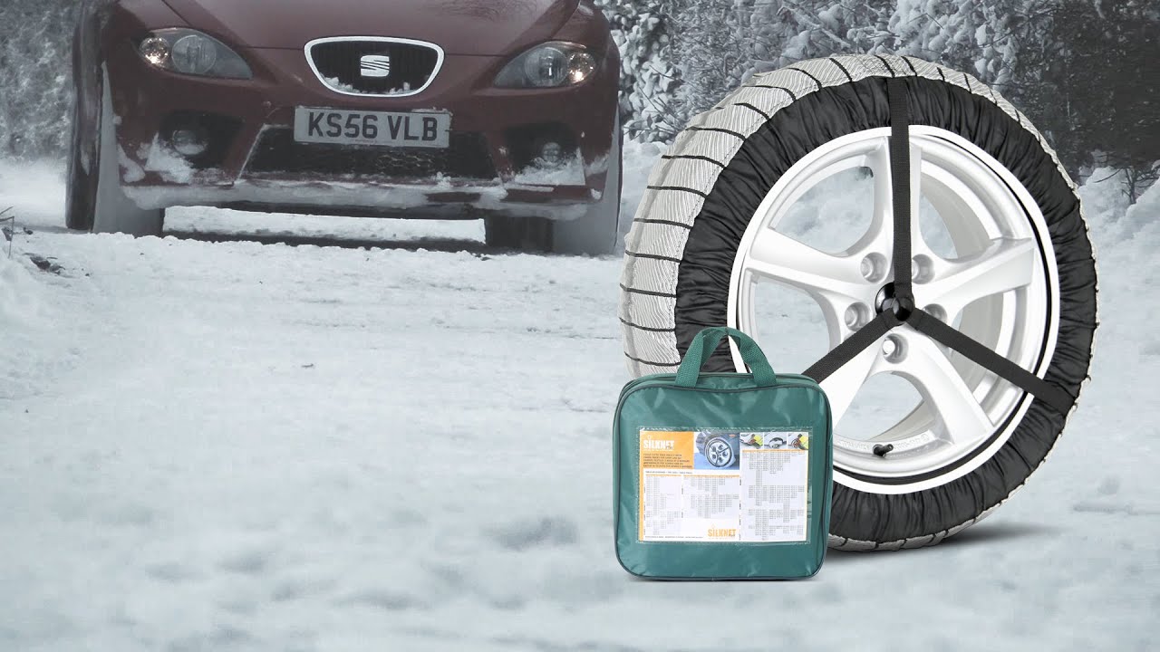 Silknet 80 Car Snow Socks 235//55 R17 235 55 17 Tyre Free Delivery