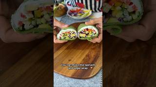 High Protein Spinach & Veggie wrap