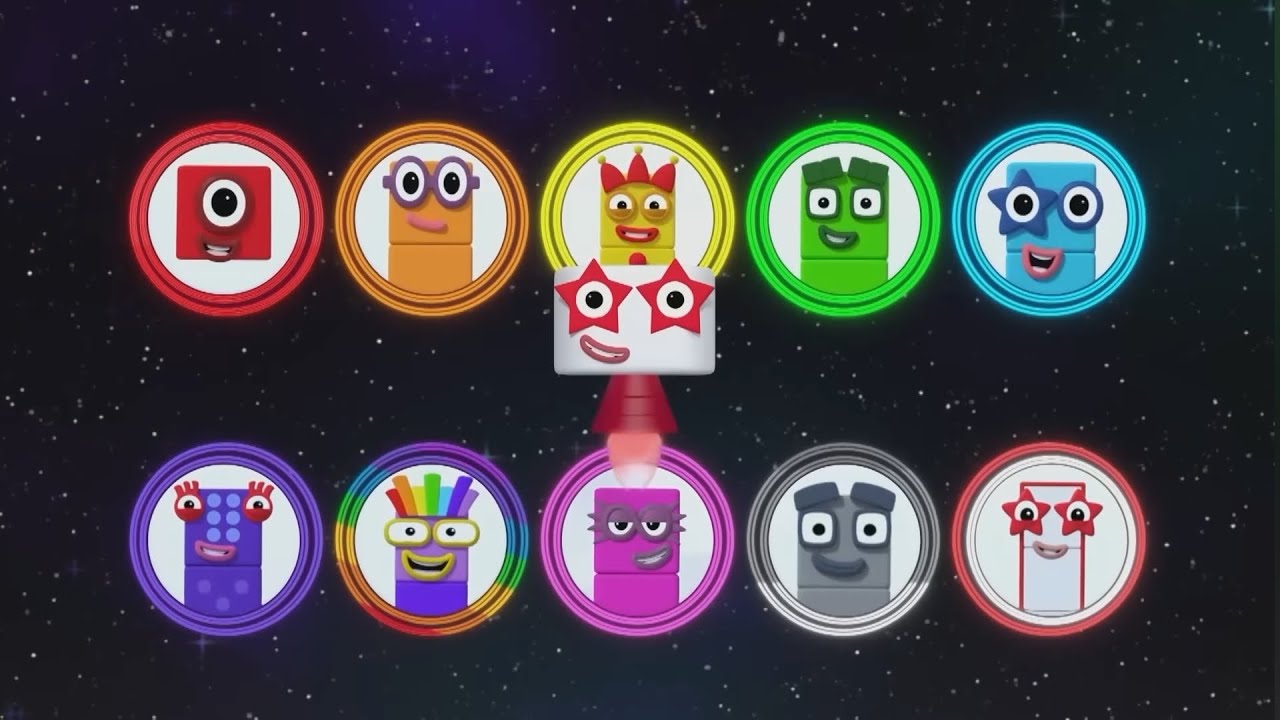 Ten times tables song Number blocks 