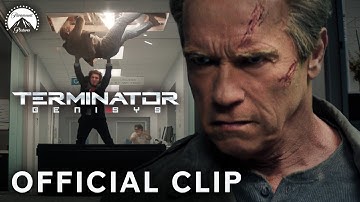 Terminator Genisys | Arnold Schwarzenegger vs. The T-3000 | Paramount Movies