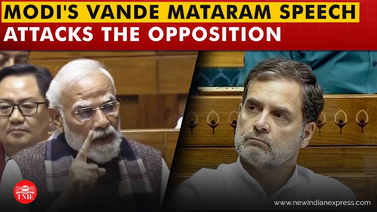 'Dark times': PM Narendra Modi recalls Emergency in Vande Mataram speech