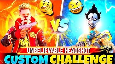 3 Random Grandmaster Player Call Me noob😠 i challenge them 1 v 3 custom room - Garena Free Fire