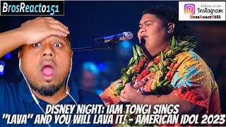 Disney Night: Iam Tongi Sings Lava And You Will Lava It! - American Idol 2023 REACTION