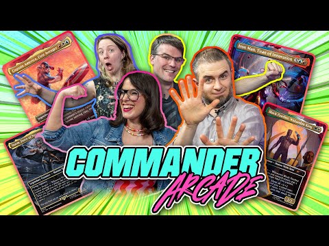 💪 Marvel Superheroes Commander EDH Gameplay! Captain America v. Iron Man v. Storm v. Black Panther