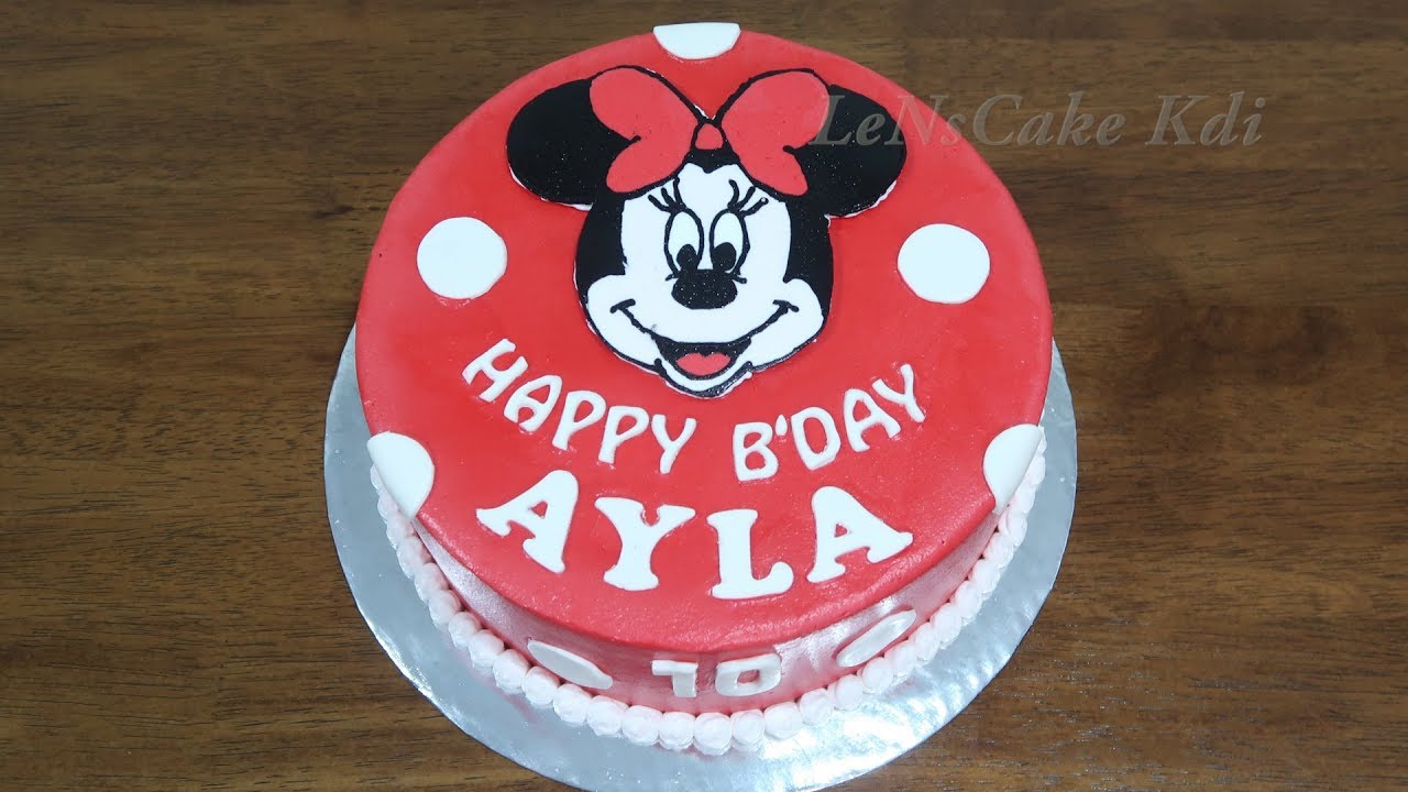  Kue  Ulang Tahun  Anak  Dekorasi Kue Ultah Karakter  Minnie 