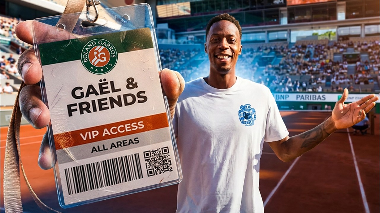 DANS LES BACKSTAGE DE GAËL & FRIENDS À ROLAND-GARROS 🎾