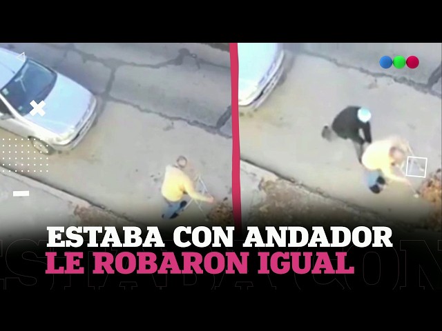 He STOLE a CELL PHONE from an ELDERLY MAN with a WALKER #ElNotidelaGente - YouTube