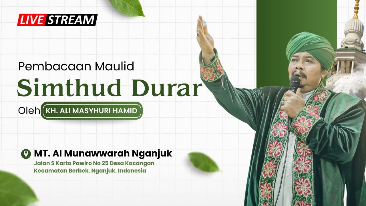 [Live] Rutinan Malam Senin Pembacaan Maulid Simtud Dhurar (22/02/2026) Berbek - Nganjuk
