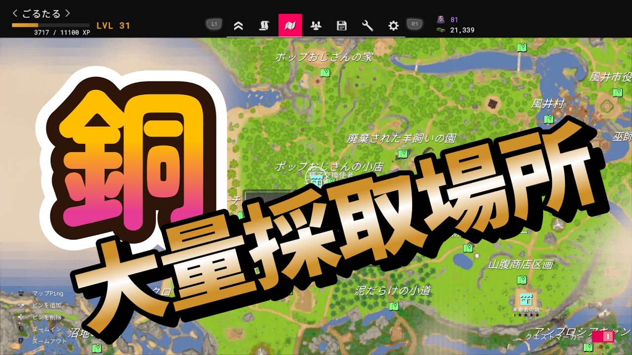 【セールブレイザーズ】銅採取場所