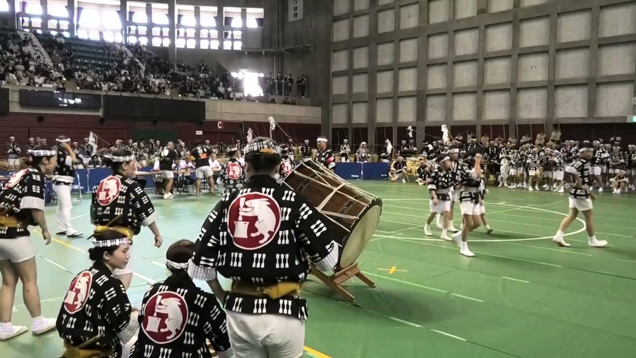 2025.8.6 竿燈妙技大会決勝（小若団体規定・囃子方・上米町一丁目）