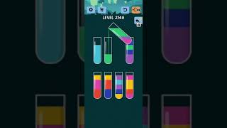 Water Color Sort Level 2146 2147 2148 WalkThrough Solution Gameplay