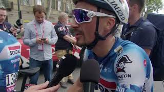 Julian Alaphilippe - Interview à l'arrivée - Etape 1 - Tour d'Italie 2024