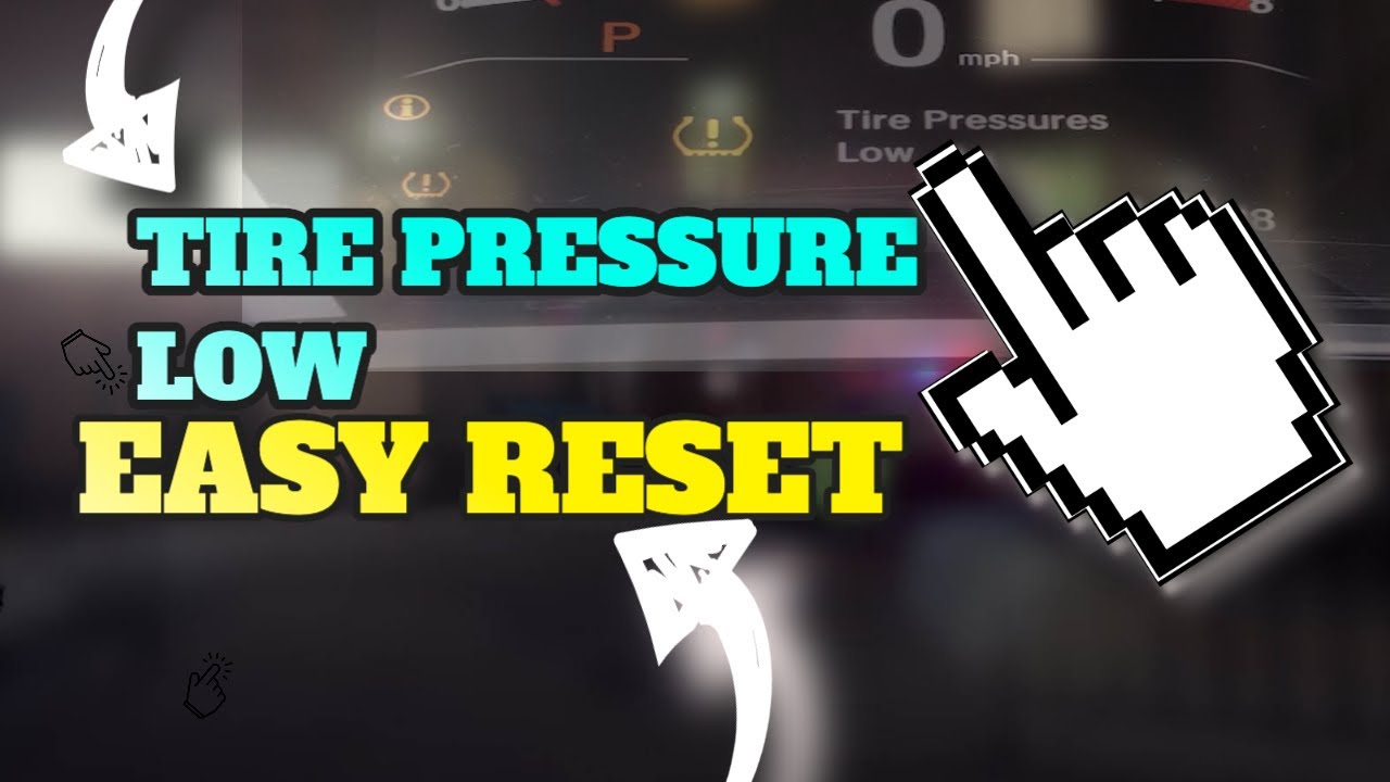 HOW TO RESET LOW TIRE PRESSURE LIGHT HONDA CRV 2019 2018 2017 2016 2020