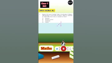 Maths Olympiad Class-7 (2021-22) Set A|Logical Reasoning Solved Question #imo #maths #class7#cbse