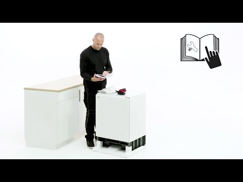 How to install your Electrolux sliding door under counter fridge