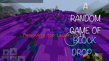 a random game of Hive block drop.. #blockdrop #minecraft #thehive #thehiveminigames