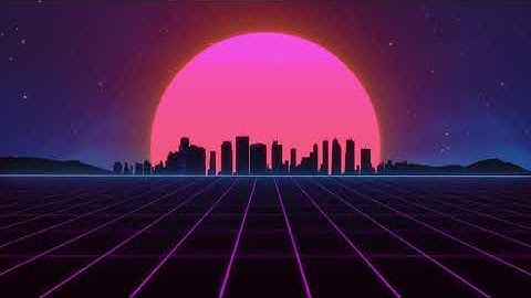 Outrun Grid Animation Loop   Creative Commons