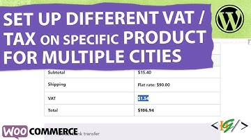 How to Implement Different VAT / TAX for Specific Product Across Multiple Cities in WooCommerce