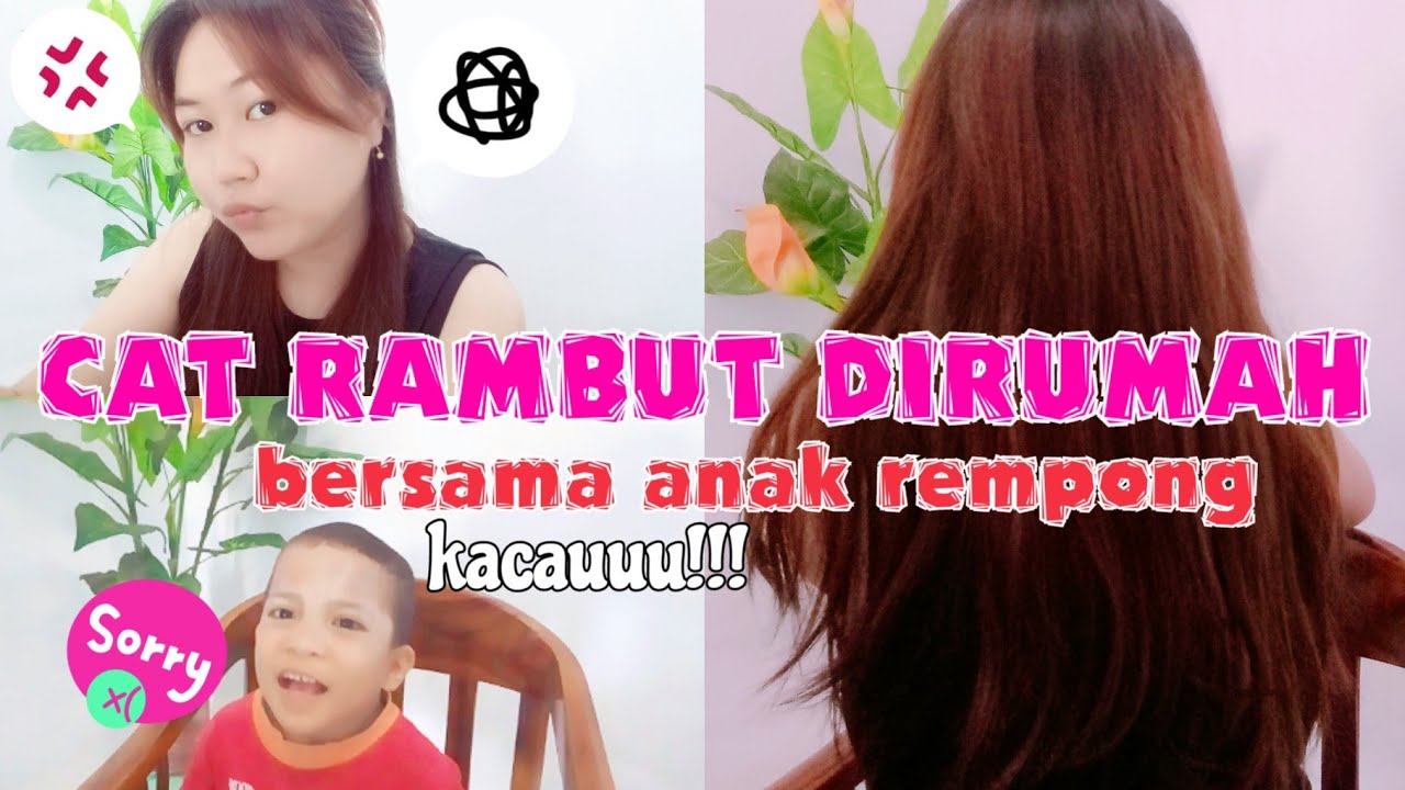  CAT  RAMBUT  ASH  GREY DIRUMAHAJA YouTube