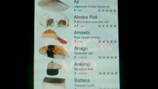 Sushi Monger app review for the iPhone/iPod touch! (QUICK VID)