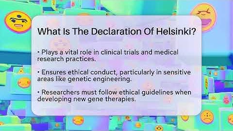What Is The Declaration Of Helsinki? - Moments That Shocked Us