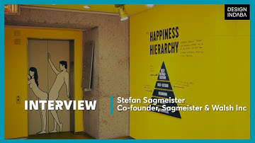 How happy are you?  Stefan Sagmeister suggests we can be happy by design.