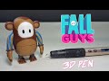 Fall Guys Monkey - 3D pen creation