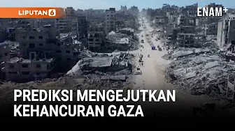 Gaza Hancur Lebur: Dua Tahun Perang Sisakan Kota Jadi Lautan Puing! | Liputan6